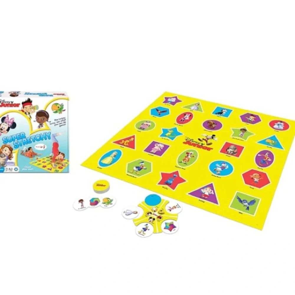 DISNEY JUNIOR Super Stretchy Game, The twisty, turny, see what you can do game!